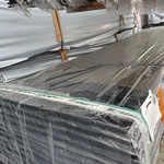 Ca. 77x Grenen Design Profiel Zwart Gecoat, 21x145mm, lengte 420cm